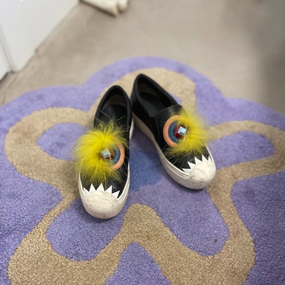 Fendi leather sneakers - Picture 1 of 3